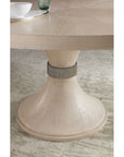 Nouveau Chic - Round Pedestal Dining Table - Light Brown