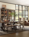 Hill Country - Bandera 86" Table With 2-18" Leaves - Dark Brown