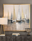 Regatta - Nautical Art - Blue