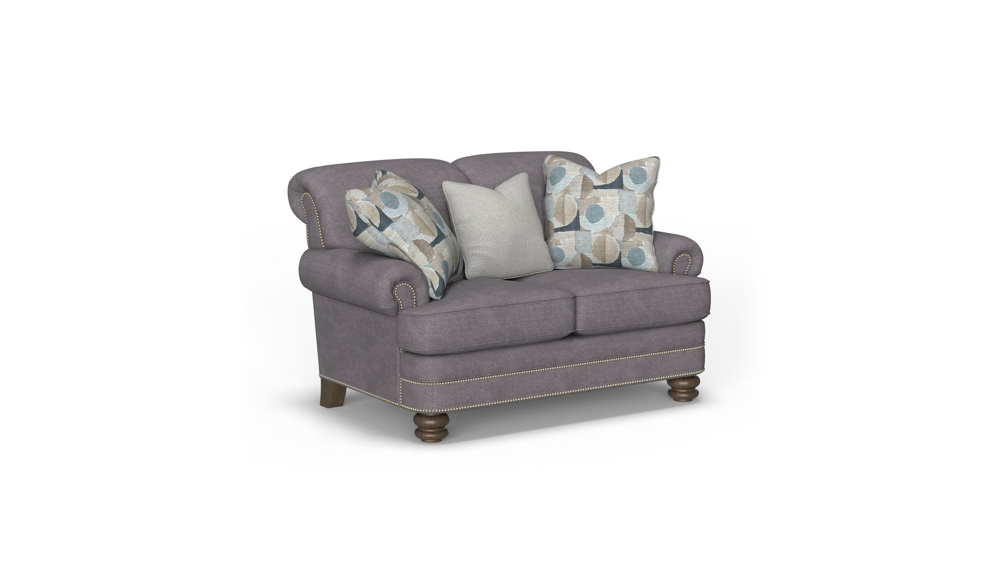 Bay Bridge - Loveseat, Nailhead Trim