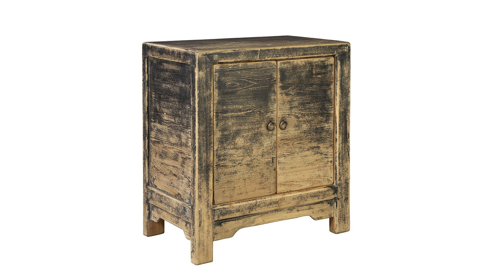 Sutherlind - Cabinet - Dark Gray / Light Brown