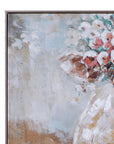Southern Belle Framed Canvas - Gray