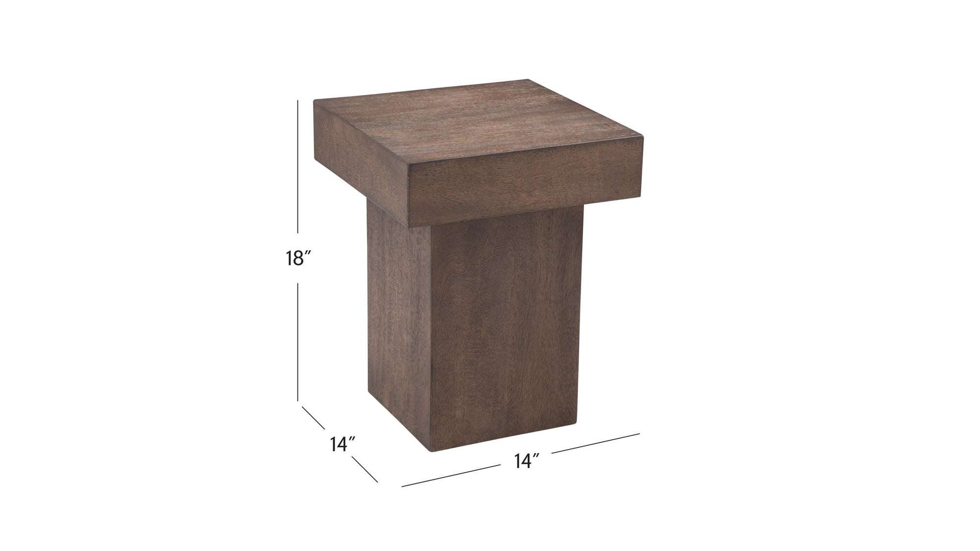 Padula - Oak Small End Table - Brown