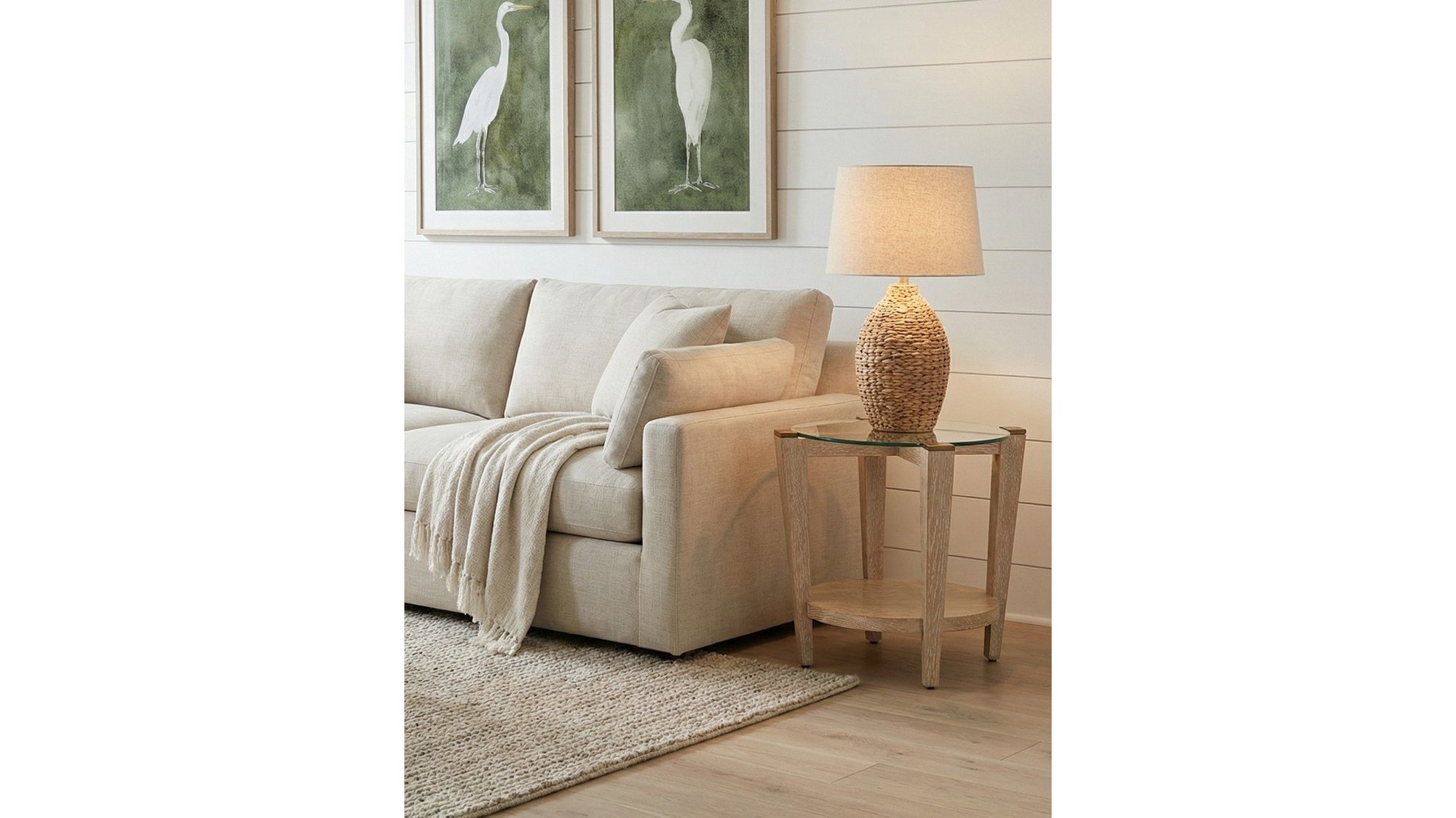 Dunes - End Table - Bleached Oak