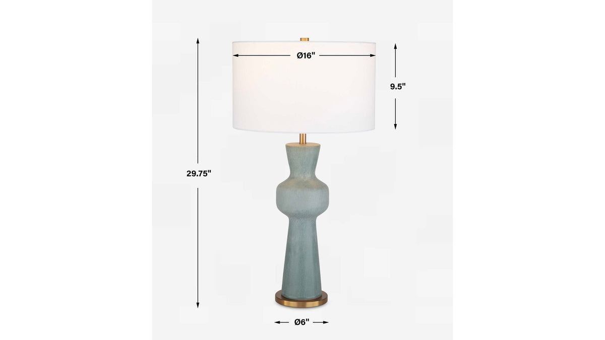 Pollard - Slate Table Lamp - Green