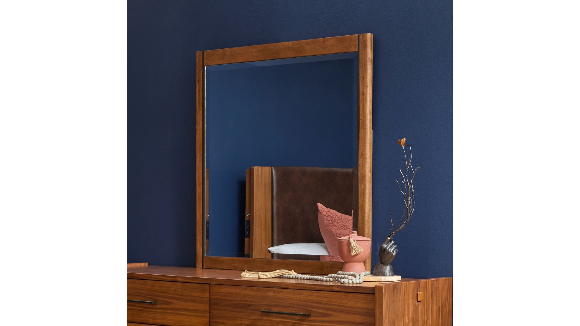 Lincoln - Mirror - Warm Walnut
