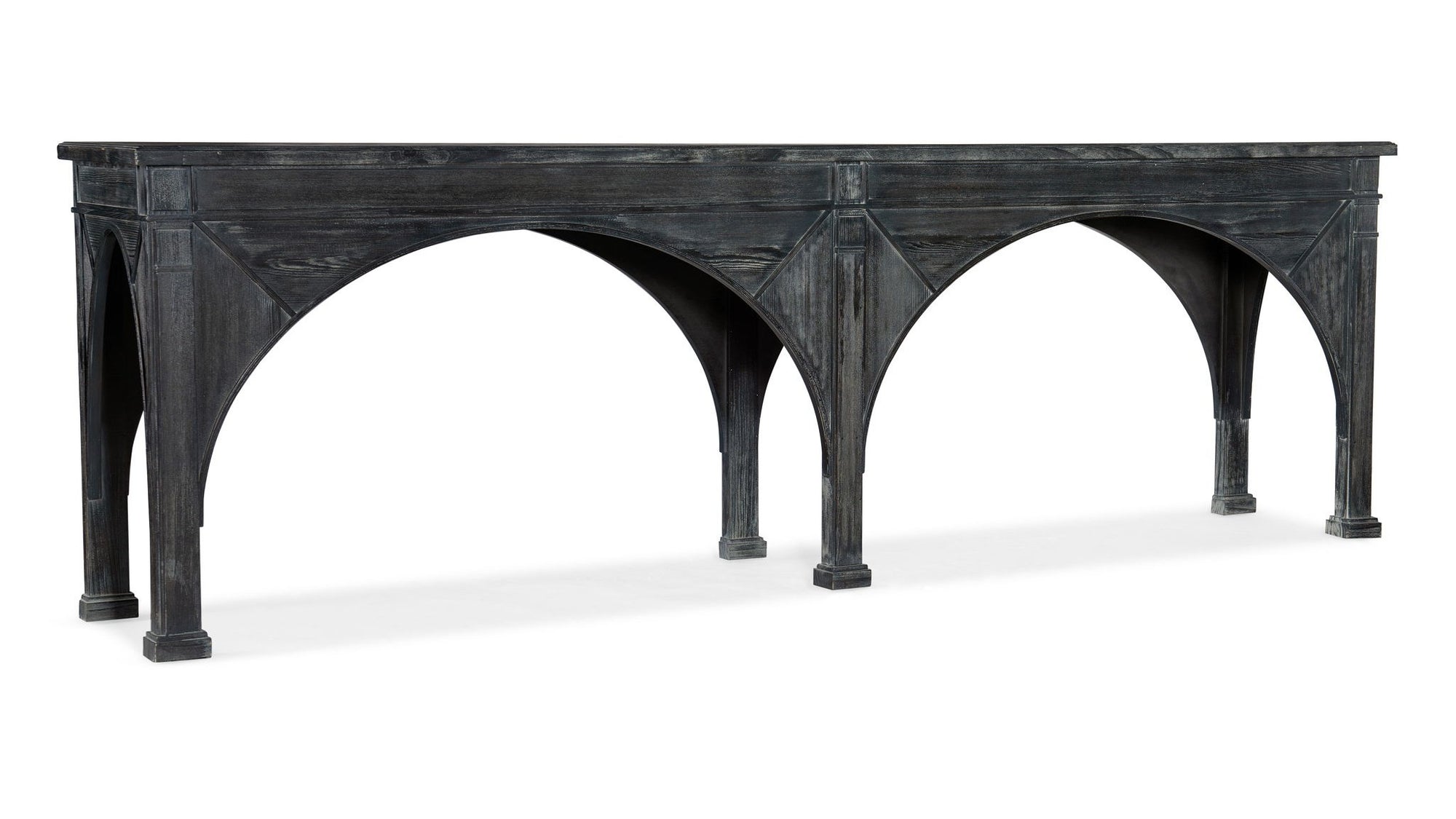 Melange - Thunber Sofa Console - Black