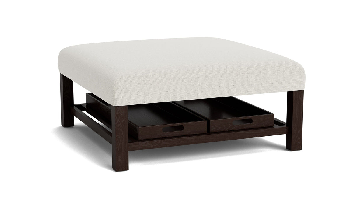 Lori Ottoman with Trays