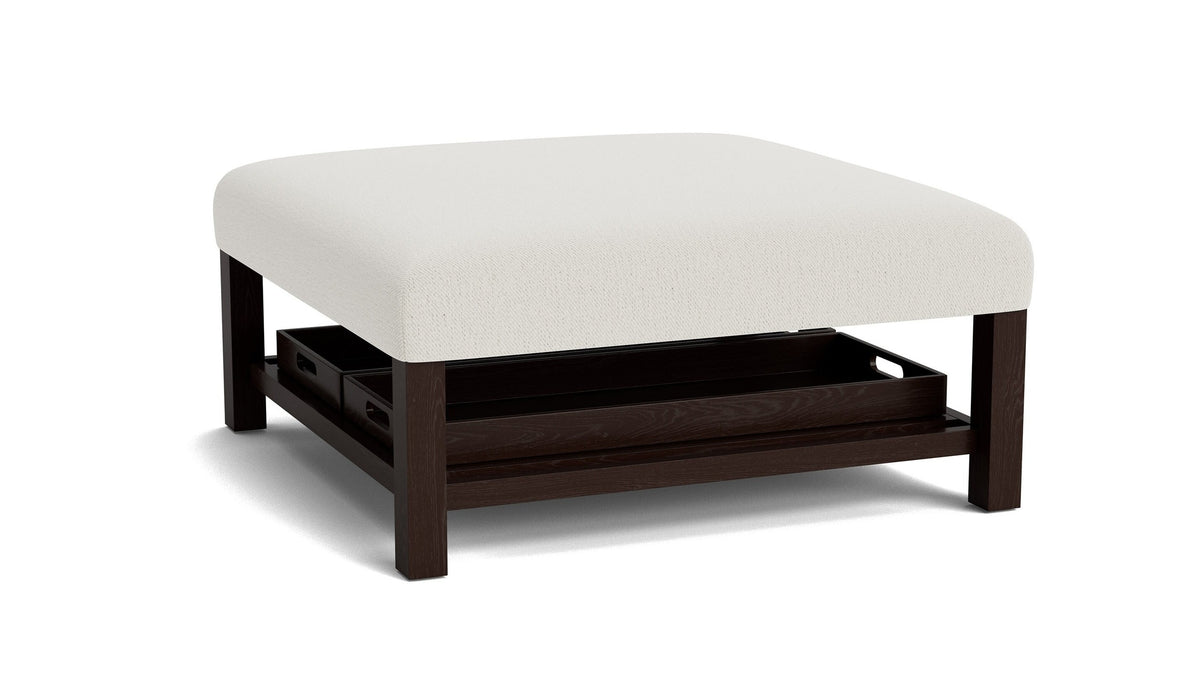 Lori Ottoman with Trays