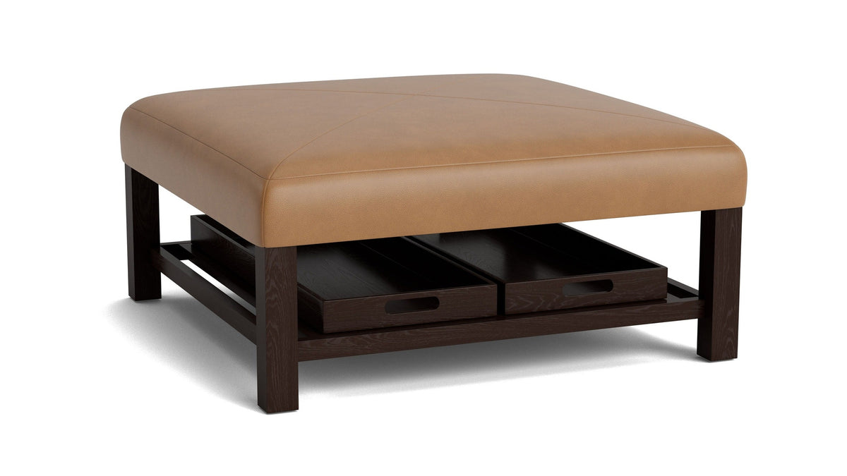 Lori Ottoman with Trays