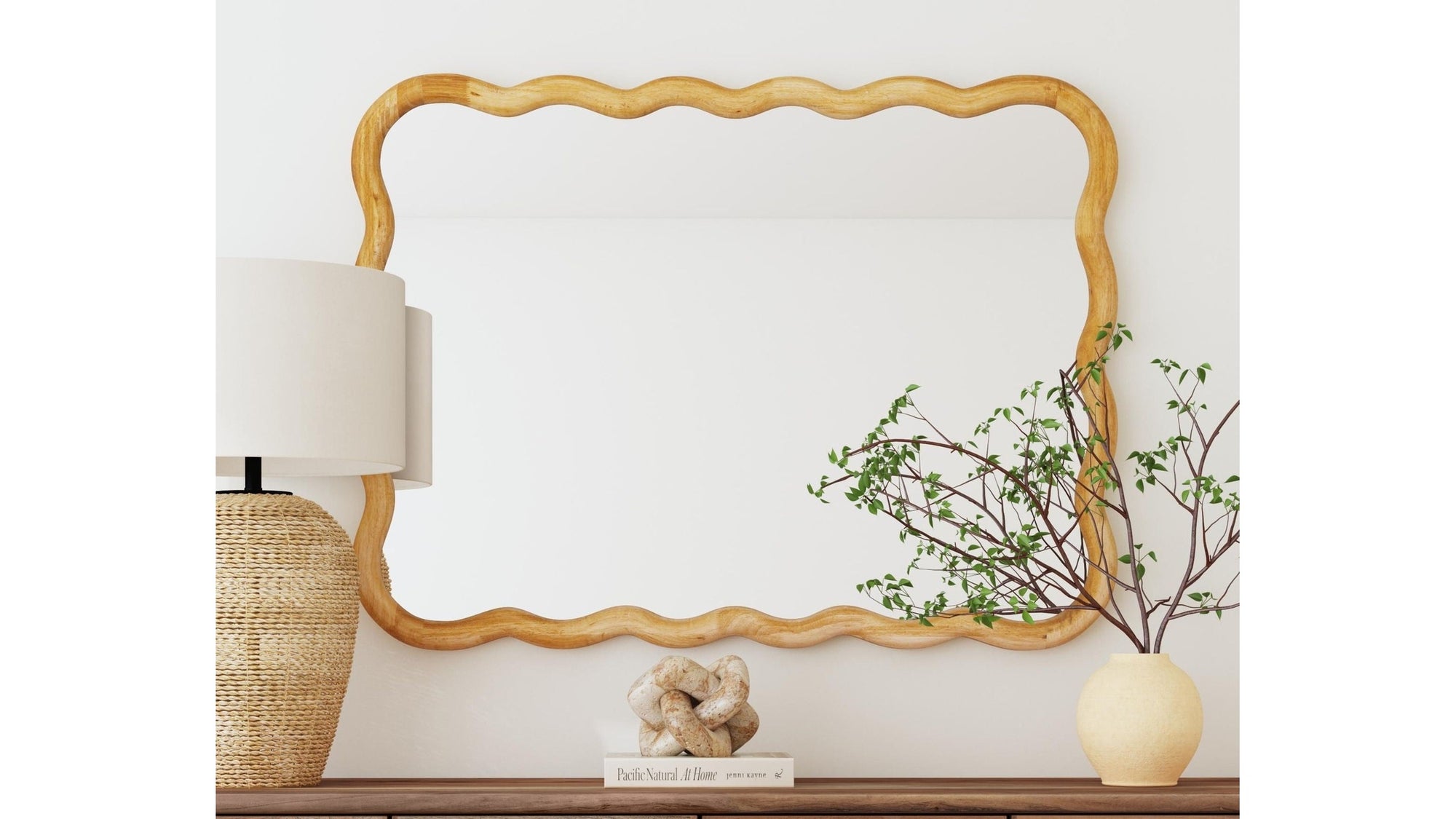 Rider - Wall Mirror - Natural