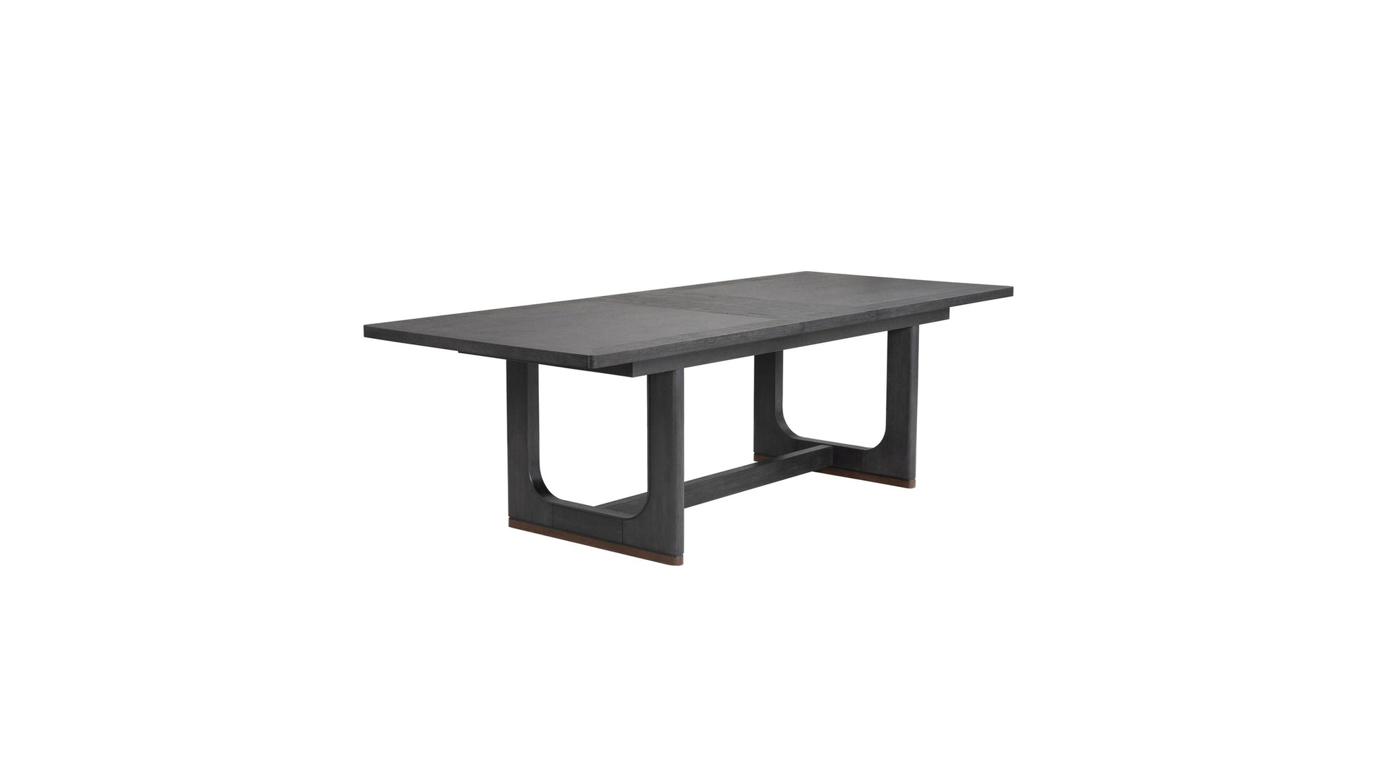 Waterfall - Rectangular Dining Table - Deep Ebony