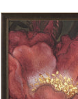 The Secret Garden - Flourish Framed Print - Red
