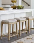Linen - Counter Stool - Light Brown
