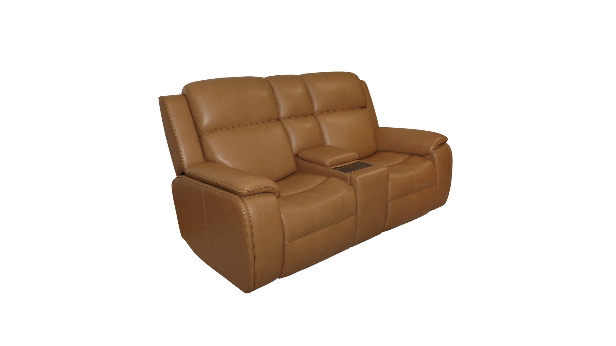 Ziggy - Power Reclining Loveseat With Console, Power Headrest, Lumbar, Heat &amp; Massage