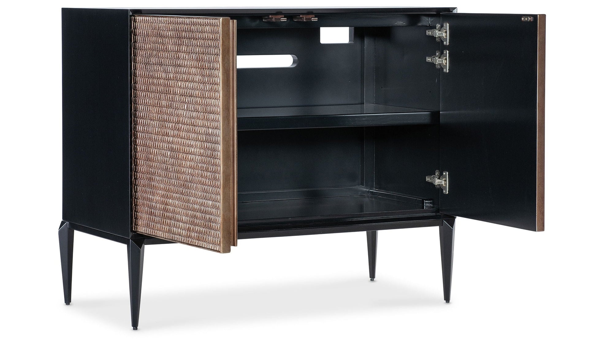 Melange - Boucle Accent Chest - Black
