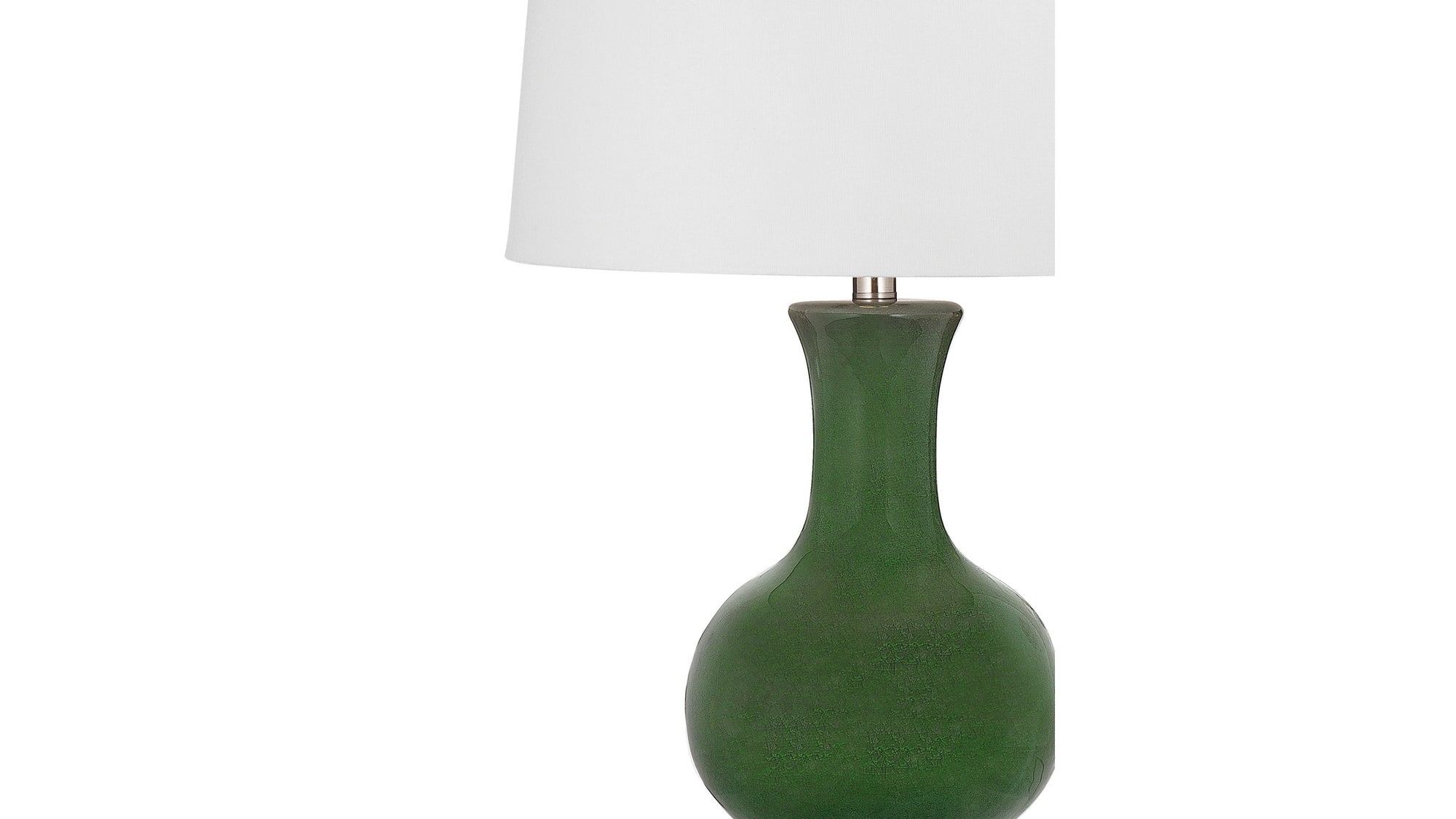 Leithen - Table Lamp - Rich Green / Clear Acrylic