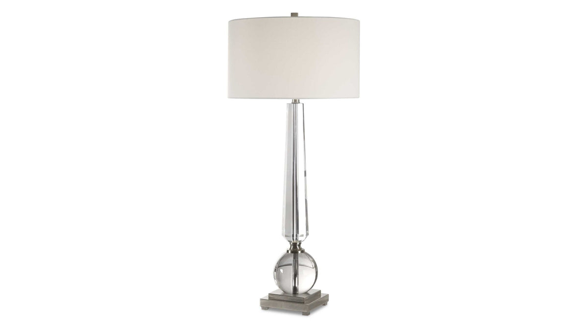 Crista - Crystal Lamp - Silver