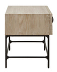 Lunar - Wooden Side Table - Black / Woodtone
