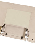 Marlowe - Knee-Hole Desk - Polished Limestone