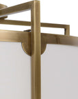 Colfax - 3 Light Semi Flush - Brass