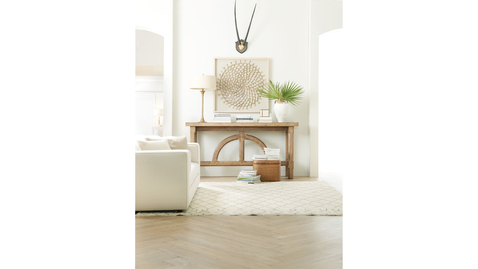 Commerce And Market - Console - Light Wood