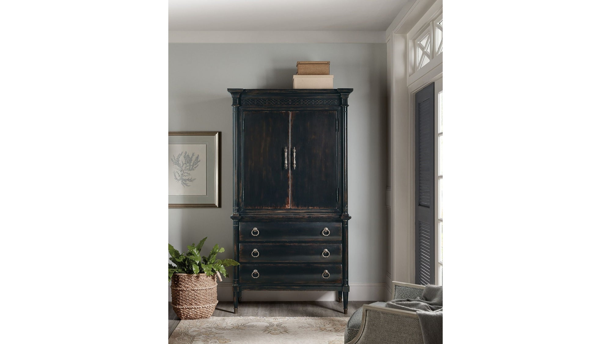 Charleston - Jewelry Armoire - Black