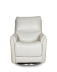 Salem - Swivel Recliner With Power Recline, Power Headrest, Power Lumbar, Layflat, 3" Footrest Extension