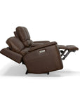 Henry - Power Reclining Loveseat With Console & Power Headrests & Lumbar