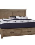 Cool Rustic - Mansion Bed With Storage