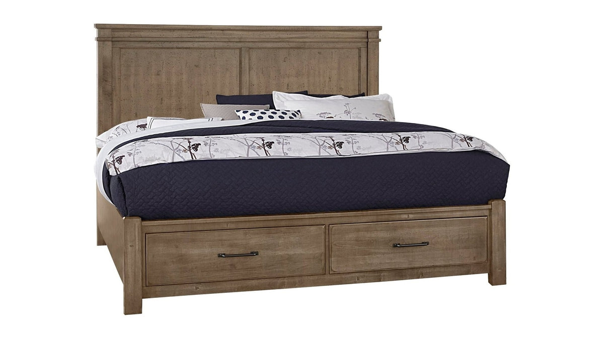 Cool Rustic - Mansion Bed With Storage