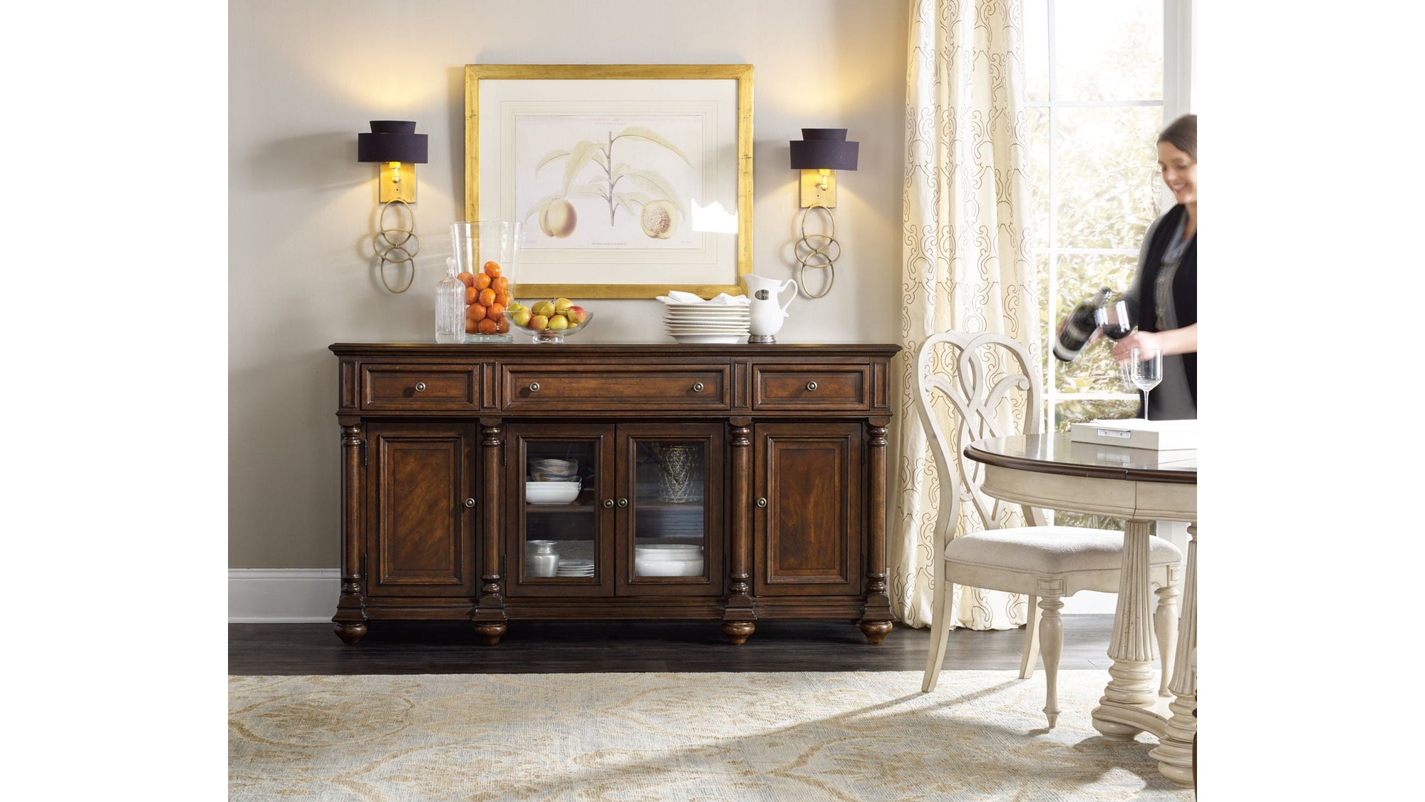 Leesburg - Buffet - Dark Brown