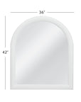 Vega - Wall Mirror - Glossy White