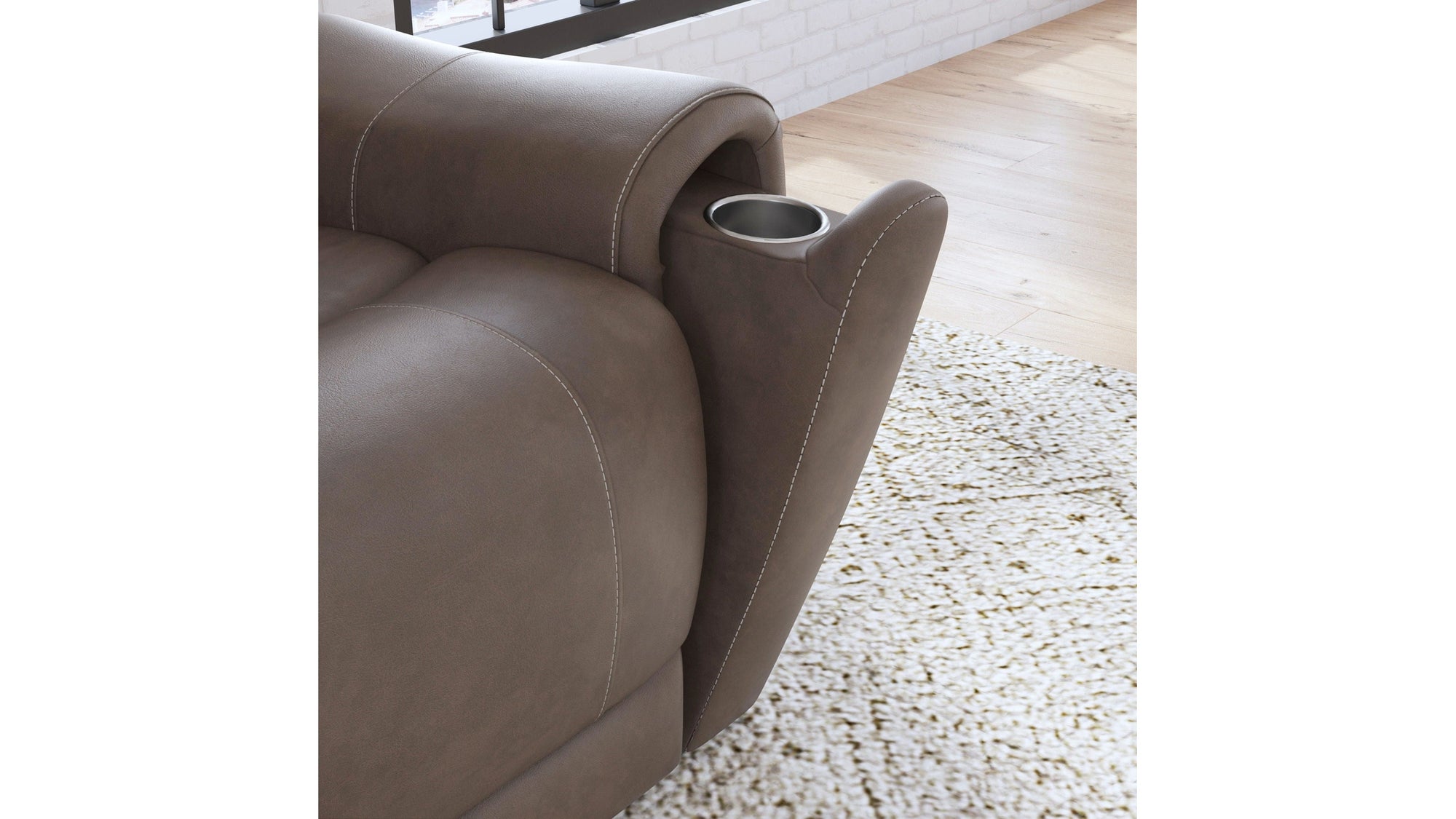 Carter - Power Reclining Sofa With Console & Power Headrests & Lumbar