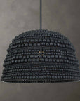 Persephone - Bead 1 Light Pendant - Black