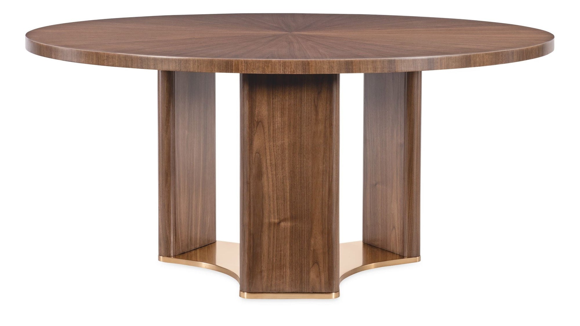 Eleana - Round Dining Table - Medium Wood