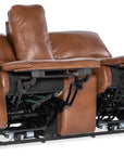 MS - Crosby Zero Gravity Power Console Loveseat With Power Headrest - Brown