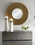 Axel - Round Brass Mirror