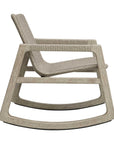 Sumba - Outdoor Wicker Rocking Chair - Gray