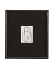 Form Study XI Framed Print - Black