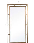 Farrow - Copper Industrial Mirror - Gold