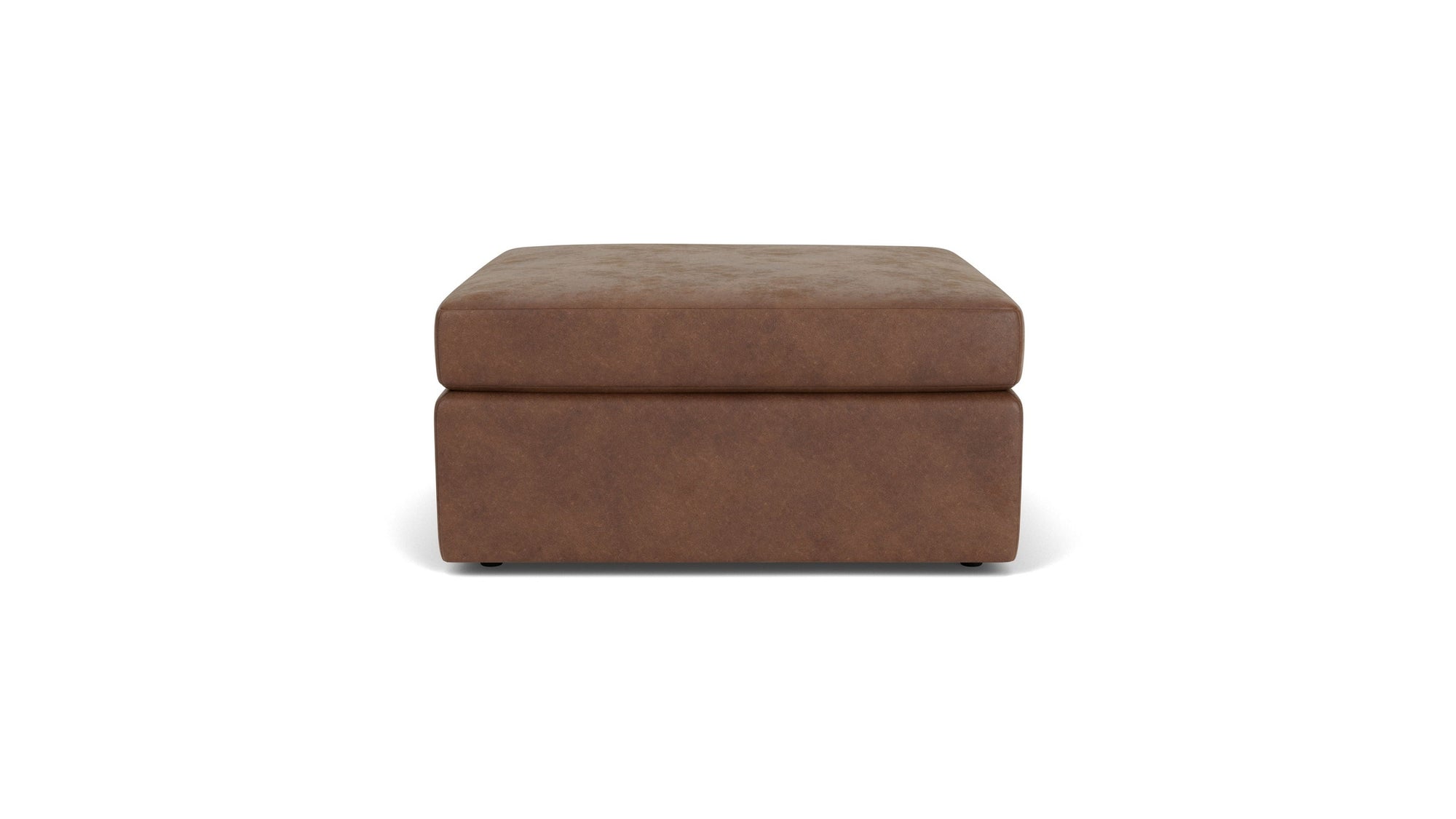 Sky - Fabric Stationary Square Cocktail Ottoman