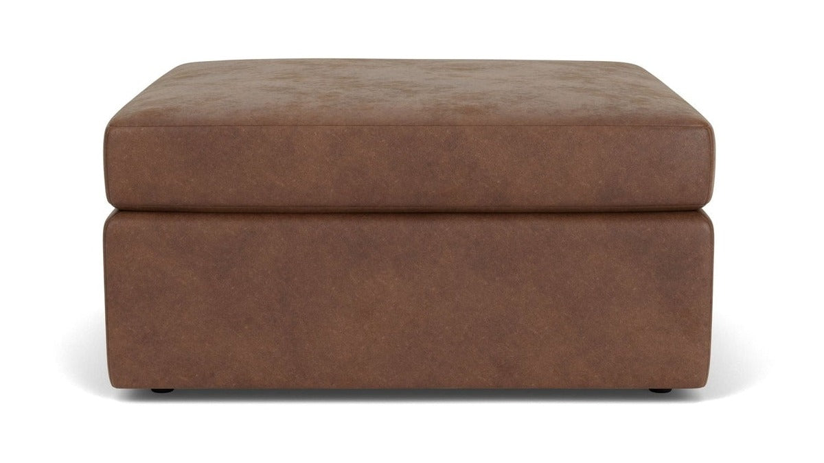 Sky - Fabric Stationary Square Cocktail Ottoman