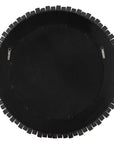Circle Of Piers - Round Mirror - Black
