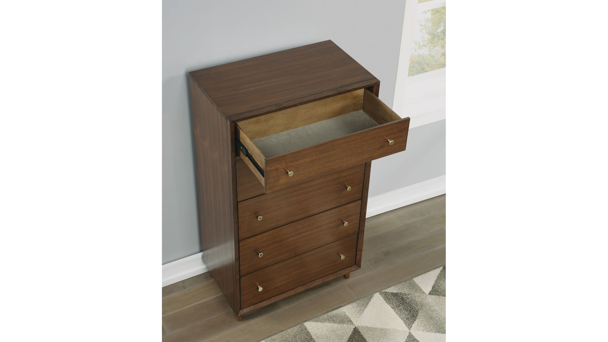 Ludwig - Drawer Chest - Dark Brown