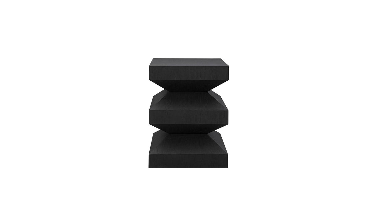 Plato's - End Table - Black