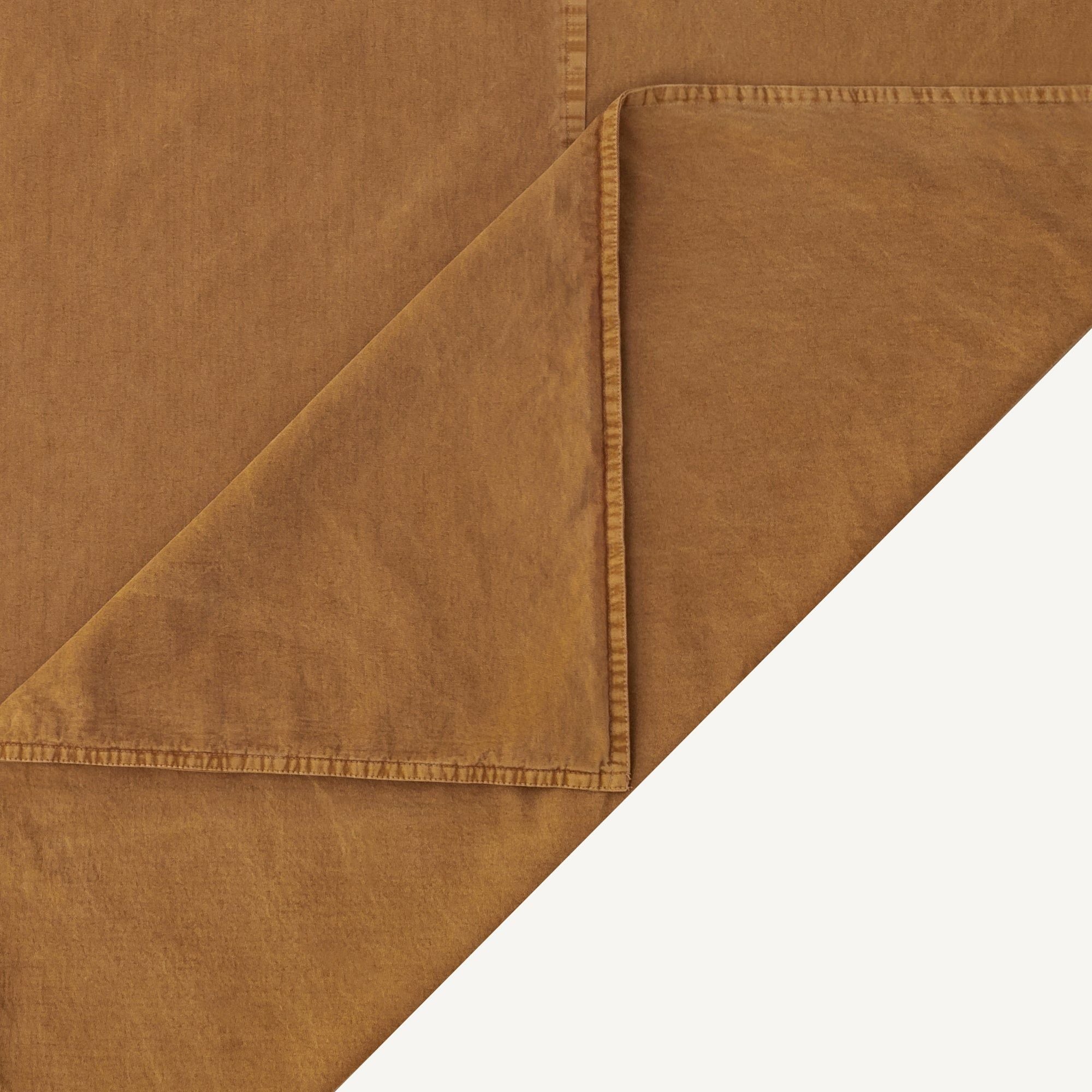Cotton Canvas - Queen Stonewashed Duvet Cover Set (Set of 3) - Terracotta