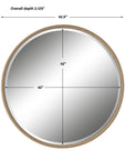 Ranchero - Natural Rope Round Mirror