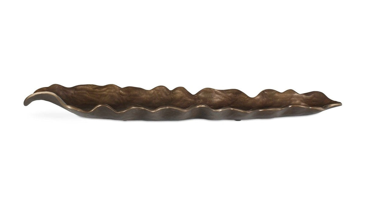 Frond - Indoor-Outdoor Leaf Tray - Bronze