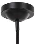 Clayton - 6 Light Linear Chandelier - Black